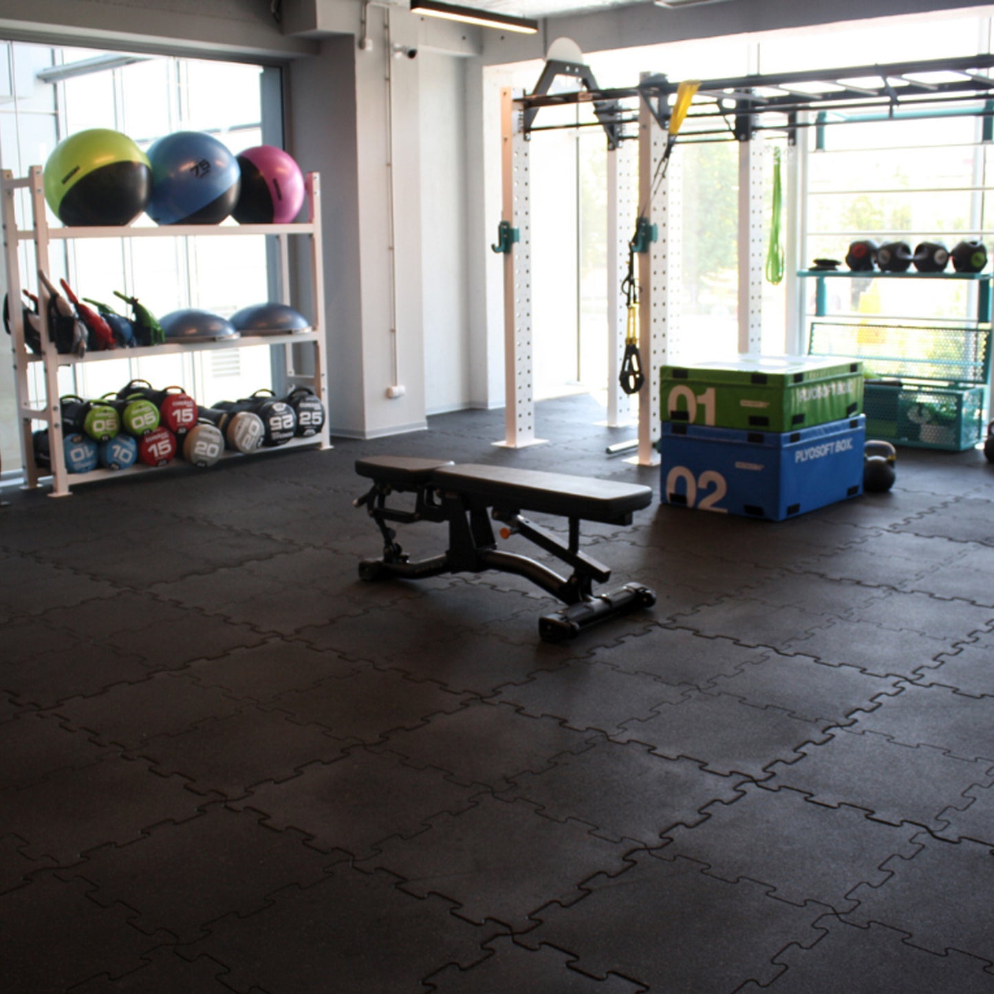 STANDARD Gummiflise - Puzzle - 15 mm